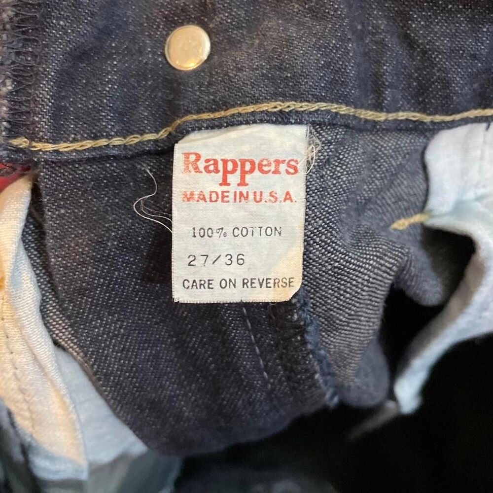Vintage Dee Cee Rappers Women's Blue Jeans - Picture 5 of 5